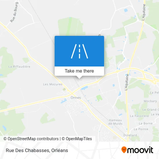 Rue Des Chabasses map