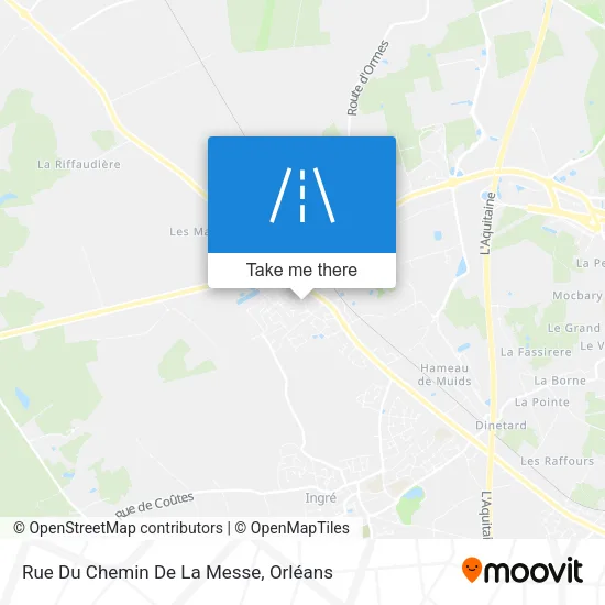 Rue Du Chemin De La Messe map