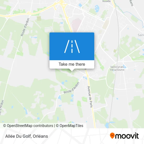 Allée Du Golf map