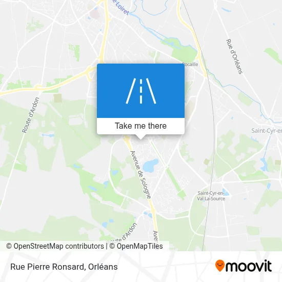 Rue Pierre Ronsard map