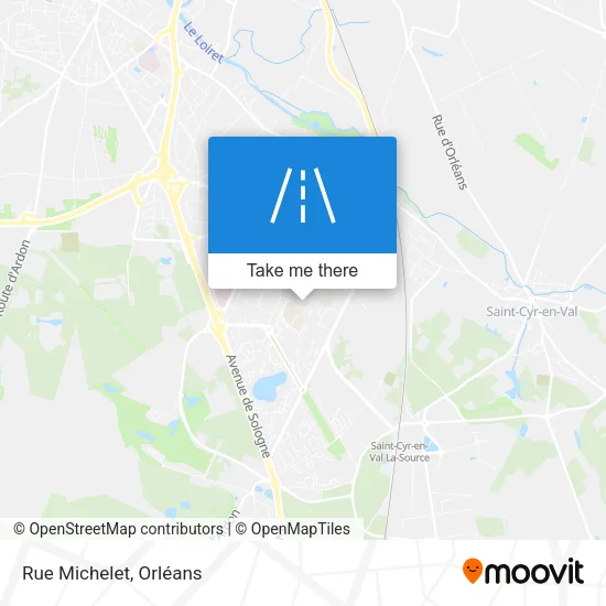 Rue Michelet map