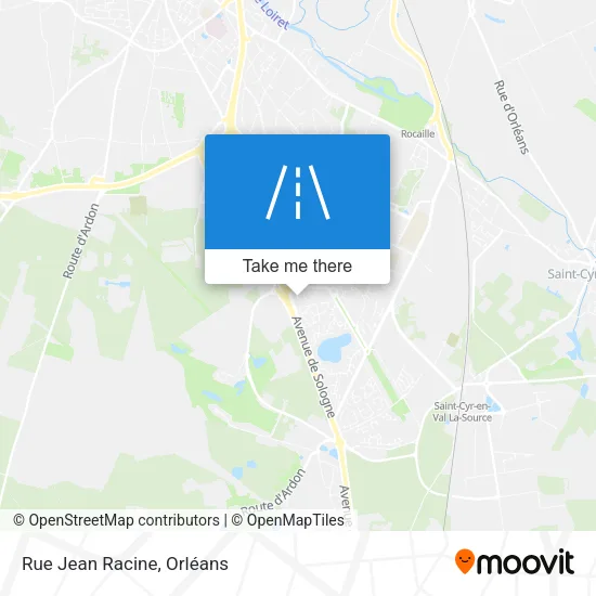 Rue Jean Racine map