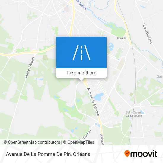 Avenue De La Pomme De Pin map