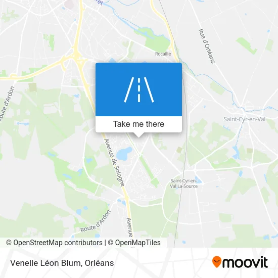 Venelle Léon Blum map