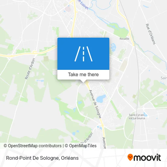 Rond-Point De Sologne map