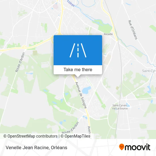 Venelle Jean Racine map
