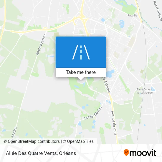 Allée Des Quatre Vents map