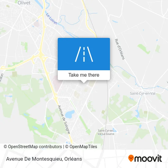 Avenue De Montesquieu map