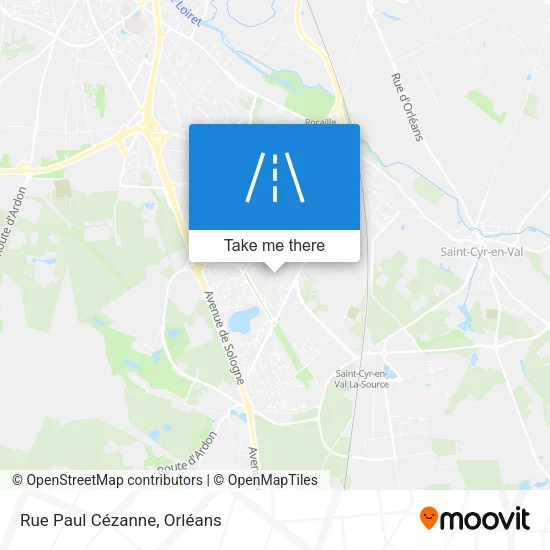 Rue Paul Cézanne map