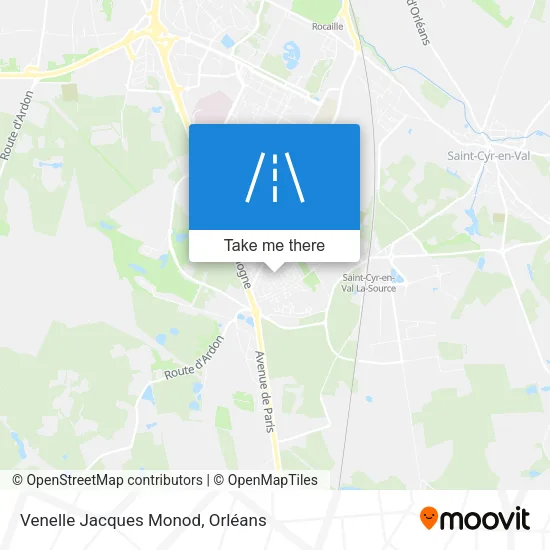 Venelle Jacques Monod map