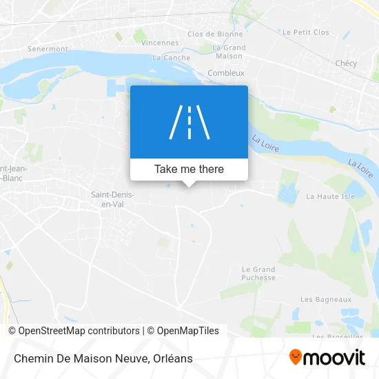 Chemin De Maison Neuve map