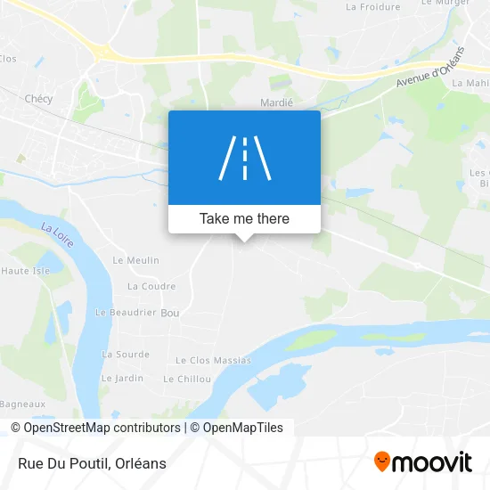 Rue Du Poutil map