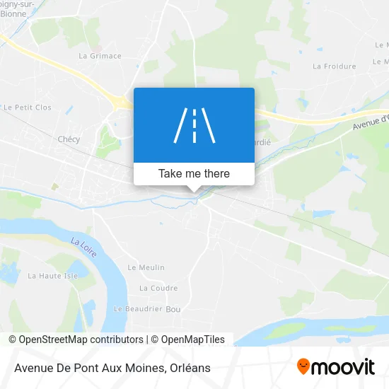 Avenue De Pont Aux Moines map