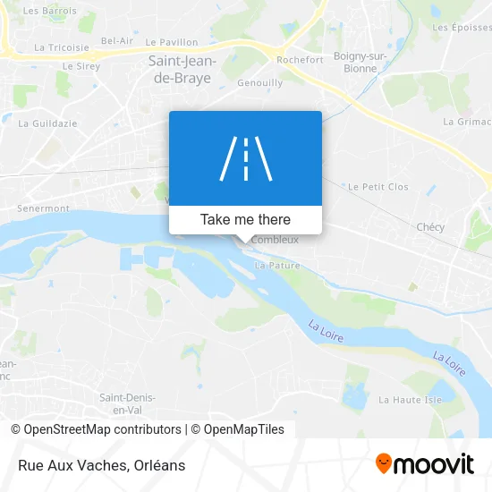 Rue Aux Vaches map