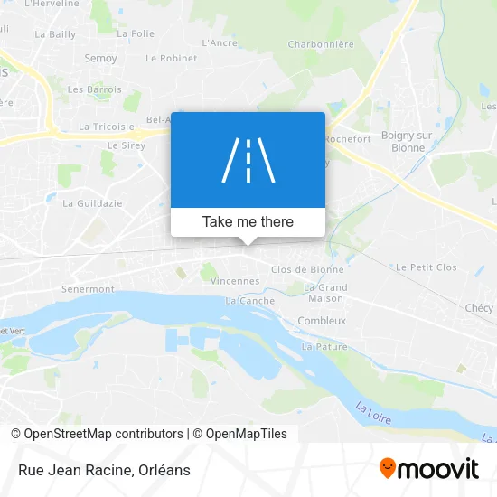Rue Jean Racine map