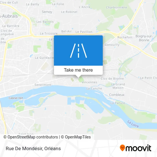 Rue De Mondésir map