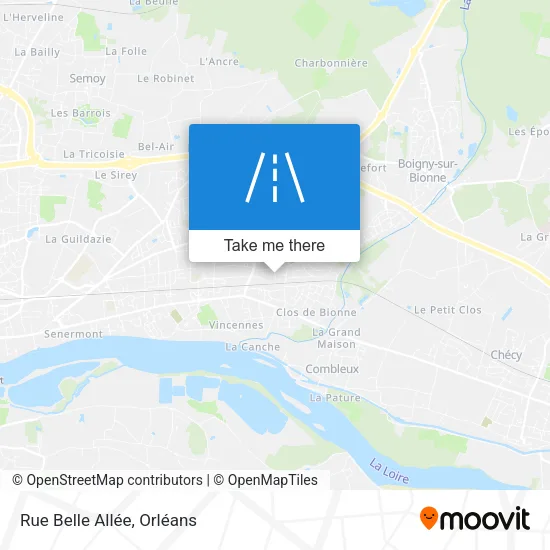 Rue Belle Allée map