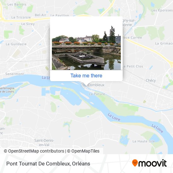 Pont Tournat De Combleux map