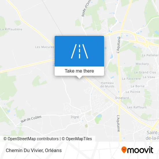 Chemin Du Vivier map