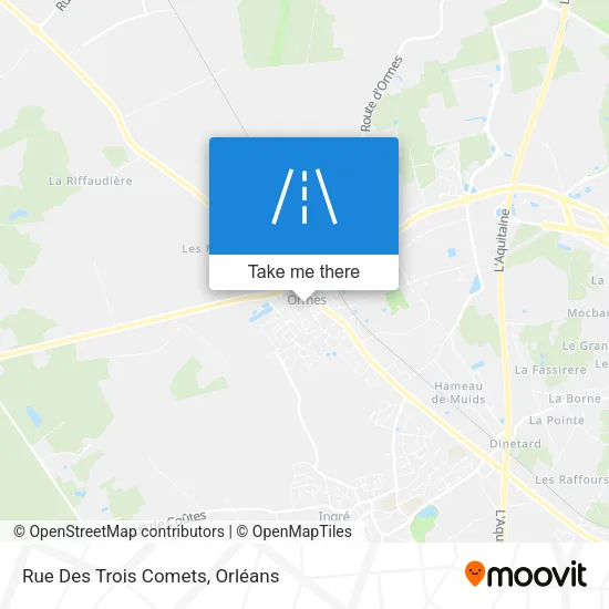 Rue Des Trois Comets map