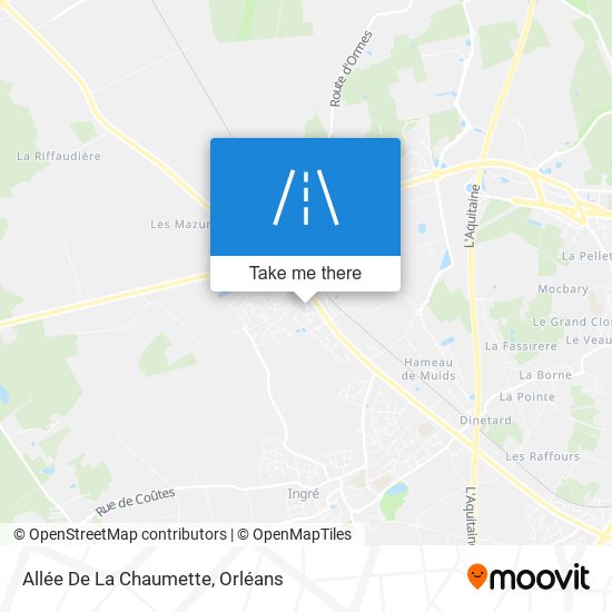 Allée De La Chaumette map