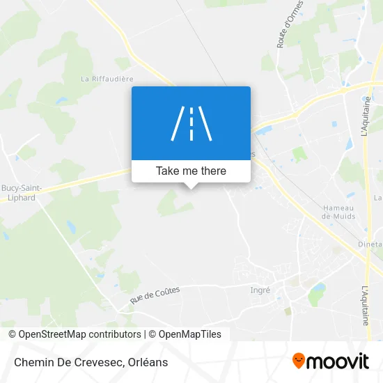 Chemin De Crevesec map