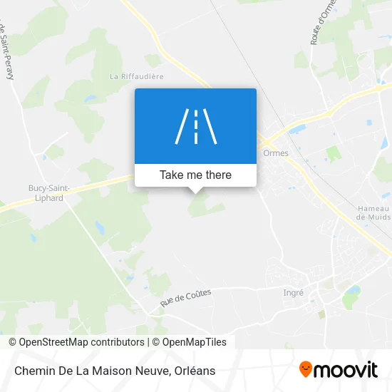 Chemin De La Maison Neuve map