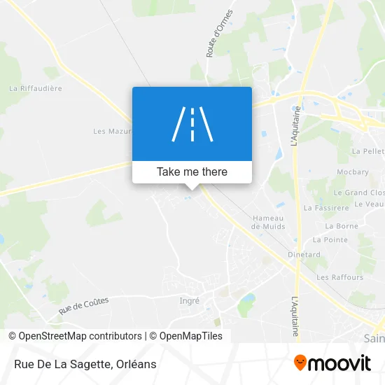 Rue De La Sagette map