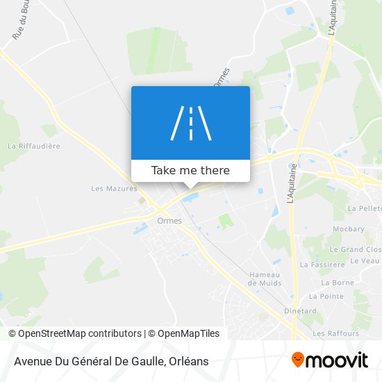 Mapa Avenue Du Général De Gaulle