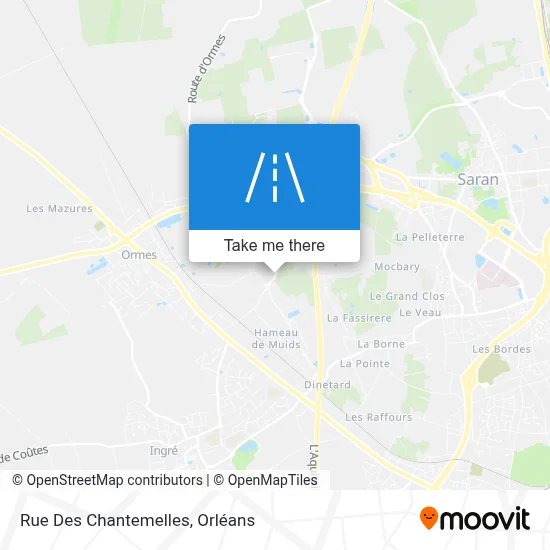 Rue Des Chantemelles map