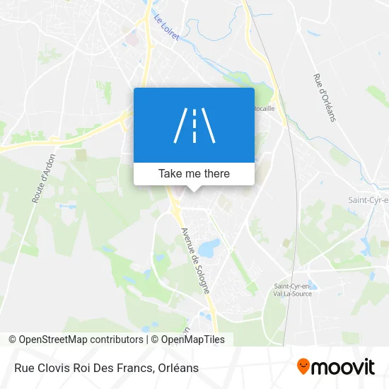 Rue Clovis Roi Des Francs map
