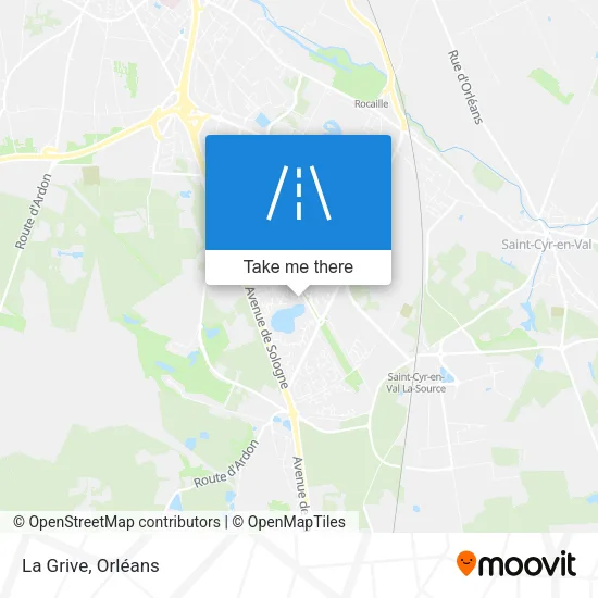 La Grive map