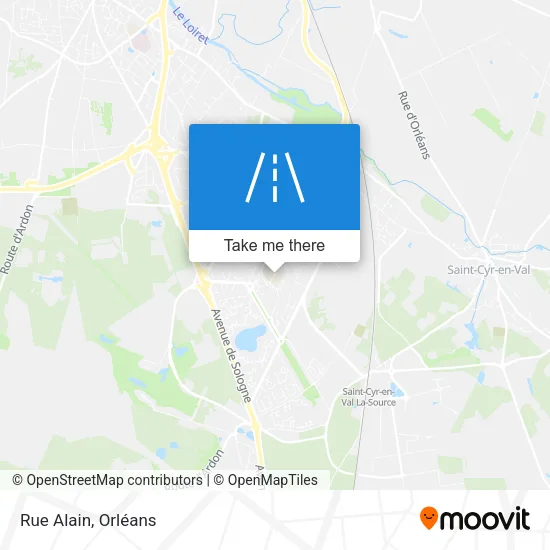 Rue Alain map