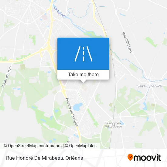 Rue Honoré De Mirabeau map