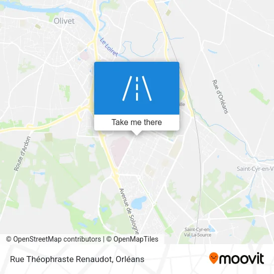 Rue Théophraste Renaudot map