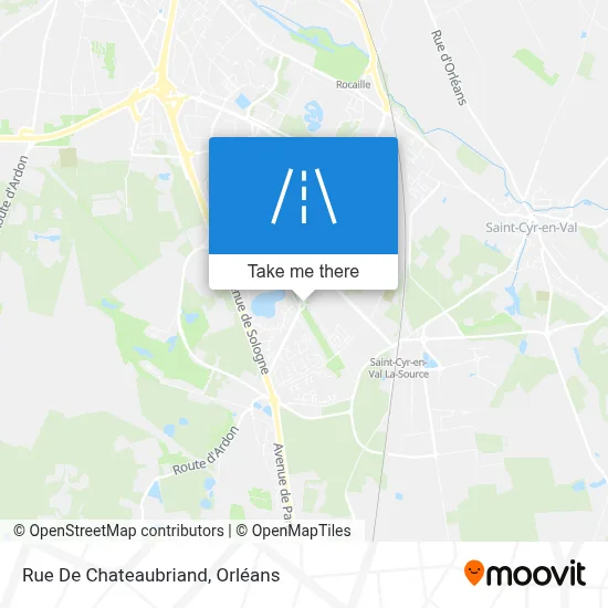 Rue De Chateaubriand map