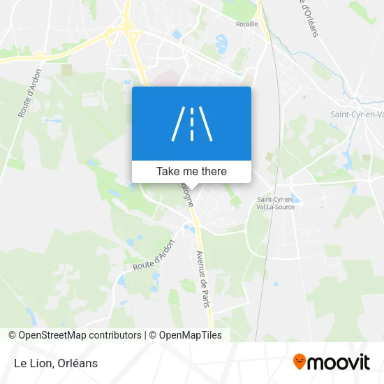 Le Lion map