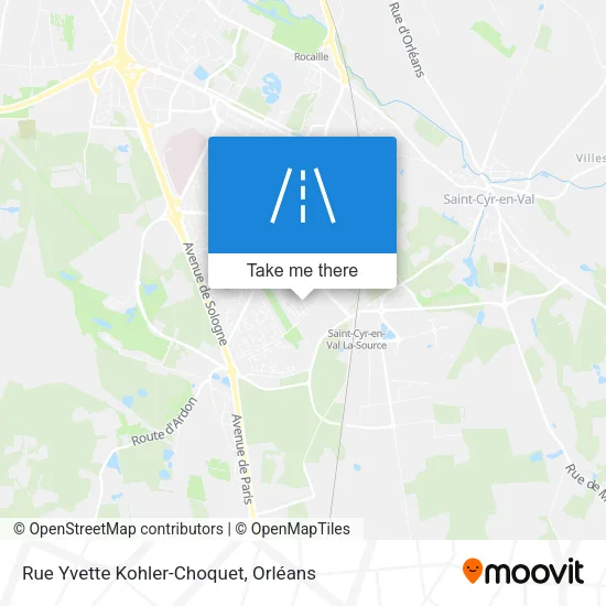 Rue Yvette Kohler-Choquet map