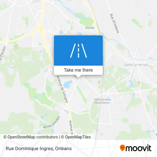 Rue Dominique Ingres map