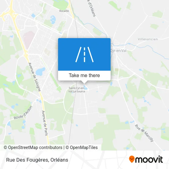 Rue Des Fougères map