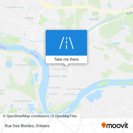 Rue Des Bordes map