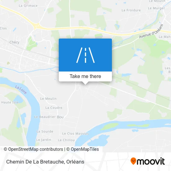 Chemin De La Bretauche map