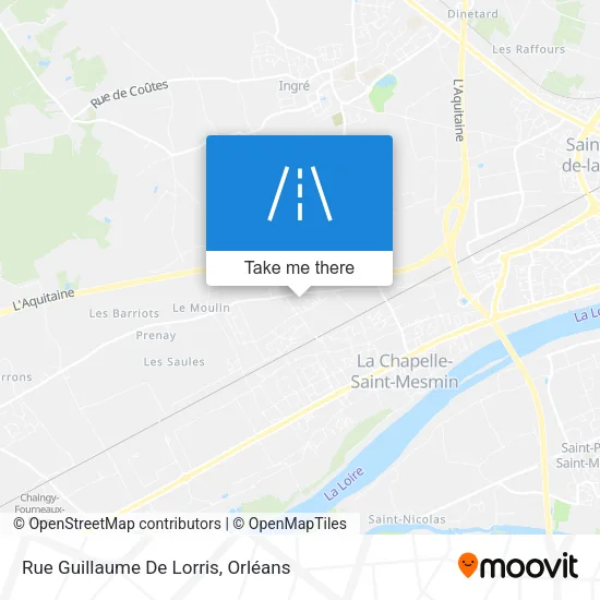 Rue Guillaume De Lorris map