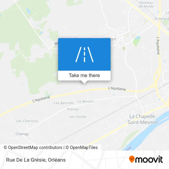 Rue De La Grésie map