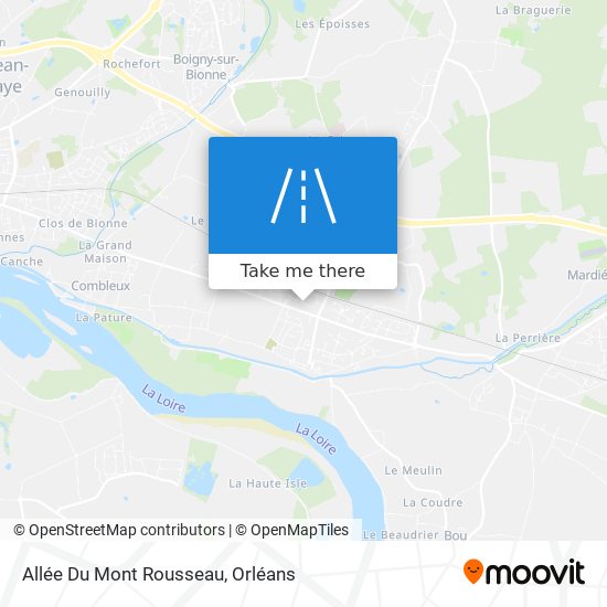 Allée Du Mont Rousseau map