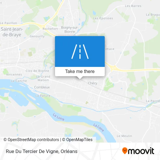 Rue Du Tercier De Vigne map