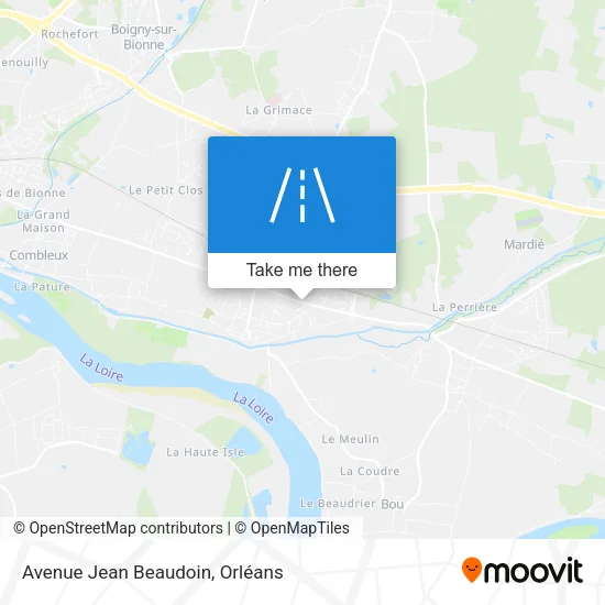 Avenue Jean Beaudoin map