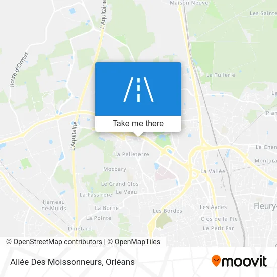 Allée Des Moissonneurs map
