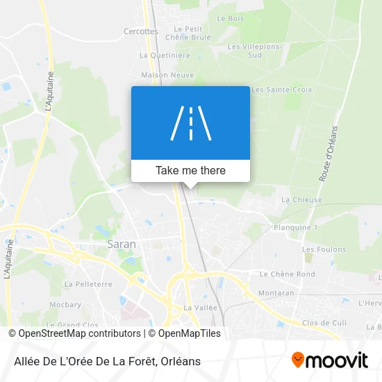 Allée De L'Orée De La Forêt map