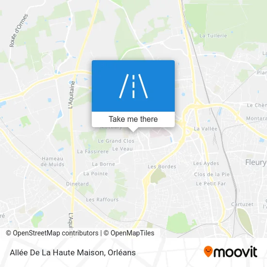 Allée De La Haute Maison map